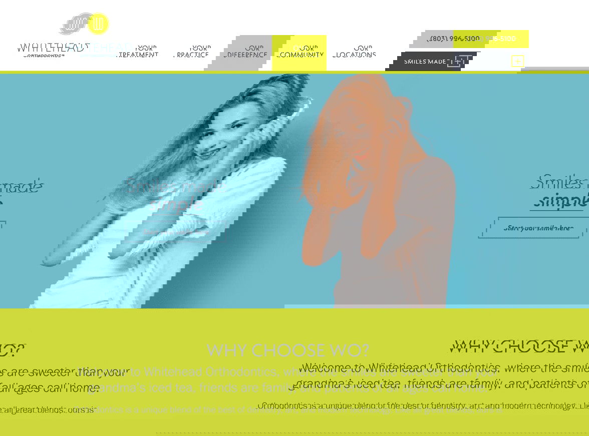 orthodontic website design